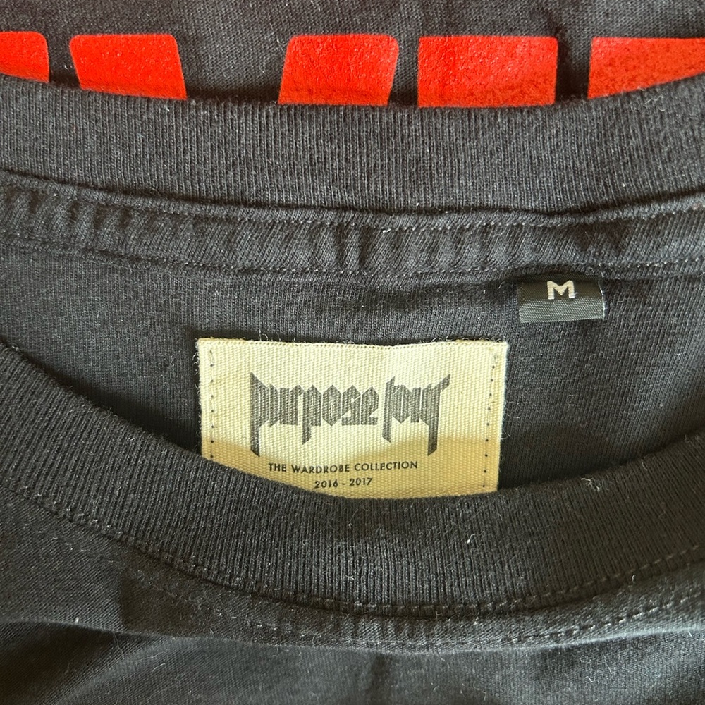 Fear of God Purpose Tour Justin Bieber Marilyn Manson Tee Barneys NWT - Picture 4 of 5